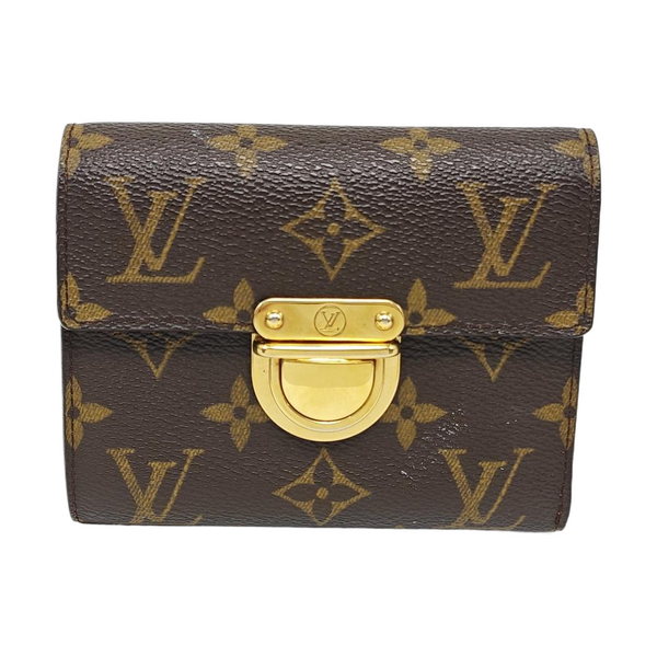 KOALA Monogram Coated Canvas Brown Wallet