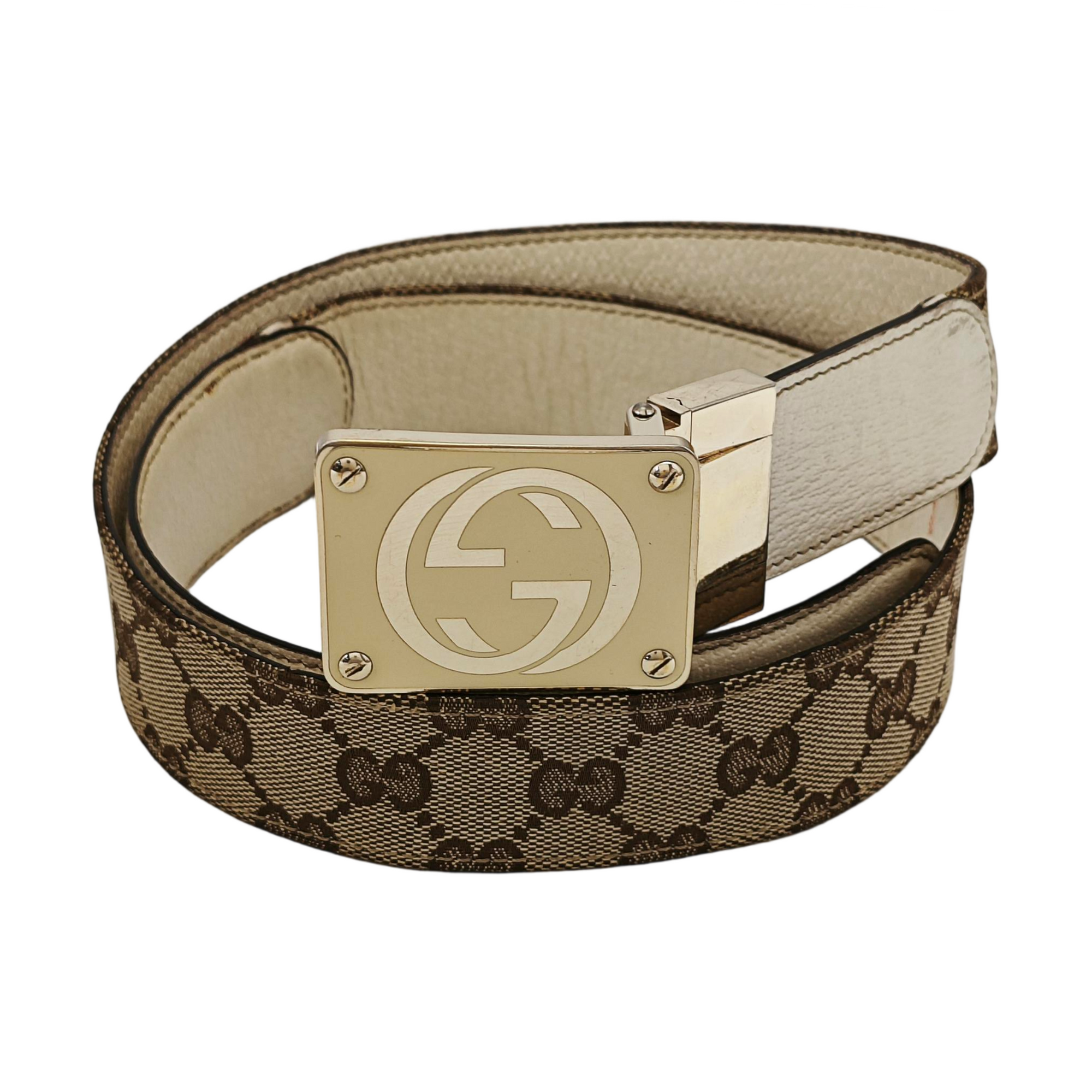 Fabric Belt Brown