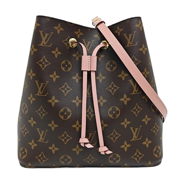 NÉONOÉ MM Monogram Coated Canvas Brown