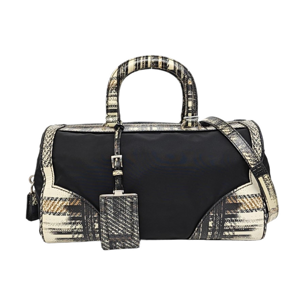 Nylon Shoulder Bag Black