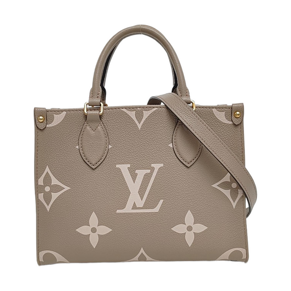 ONTHEGO PM Monogram Calfskin Gray