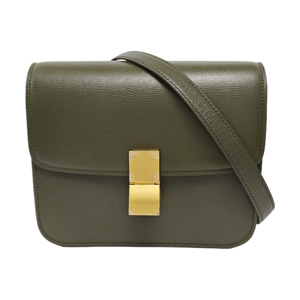 CLASSIC BOX Small Calfskin Green