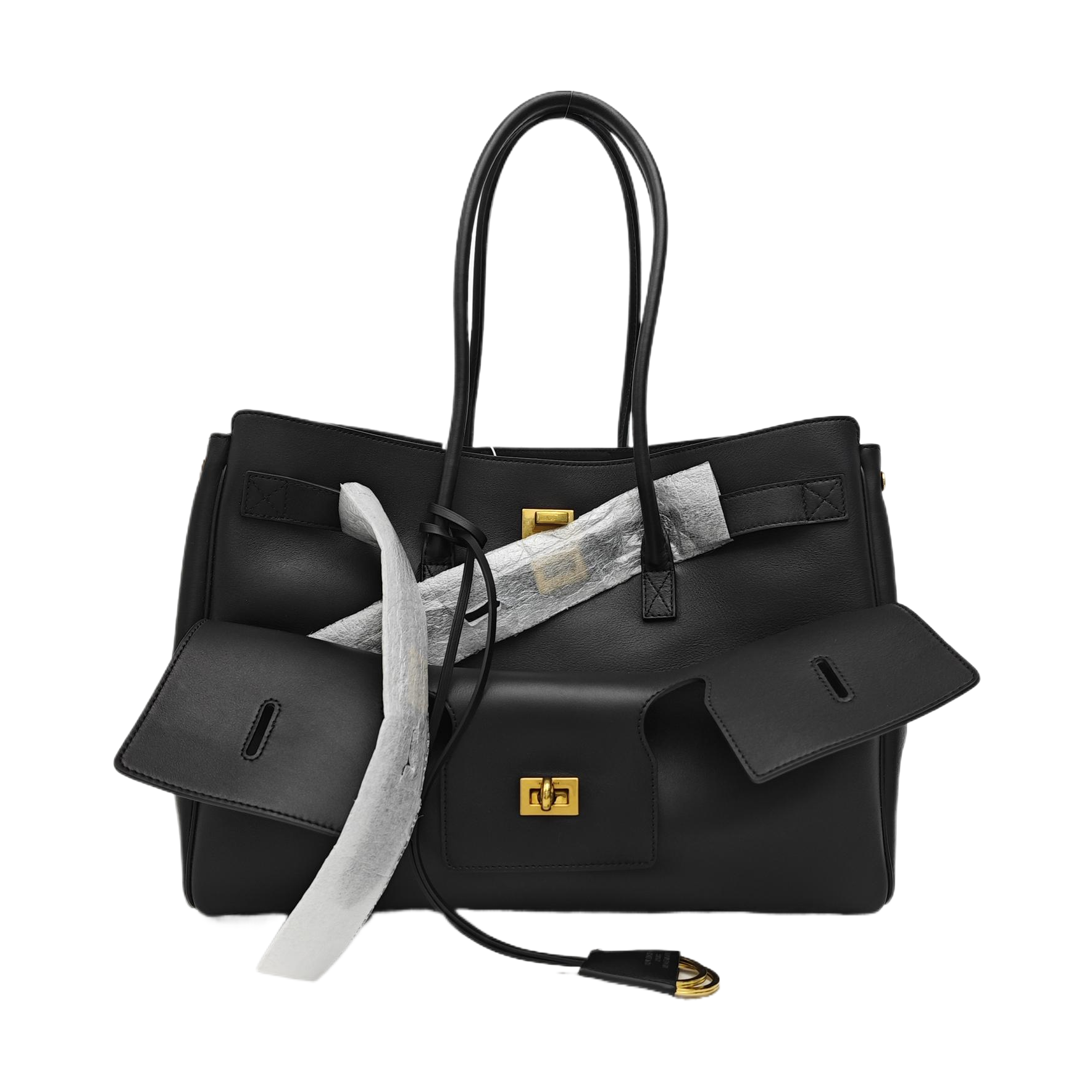 BEL AIR Medium Calfskin Black