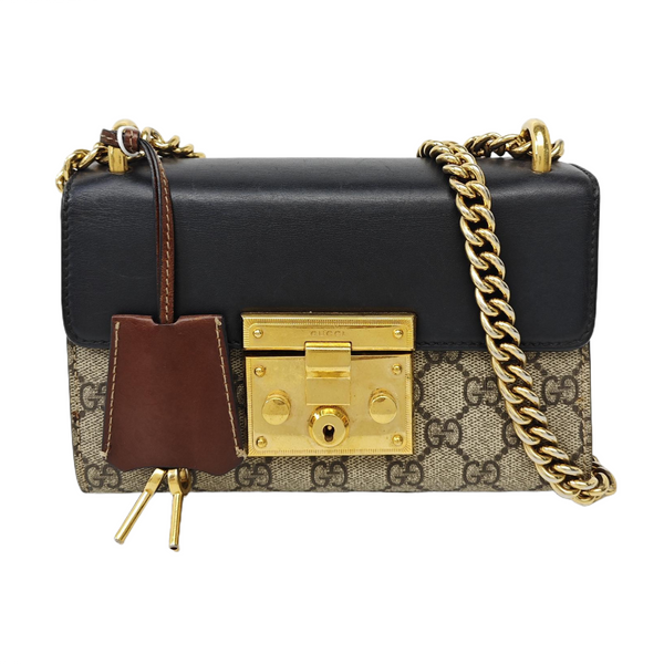 Padlock Small Monogram Coated Canvas Multicolor