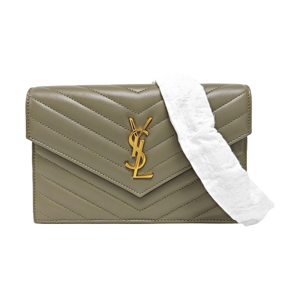 MONOGRAM Quilted Lambskin Green