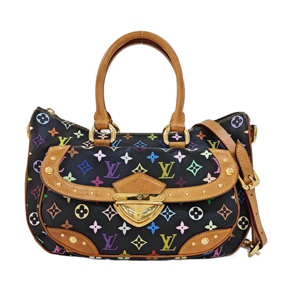 LV × TM RITA Monogram Coated Canvas Black