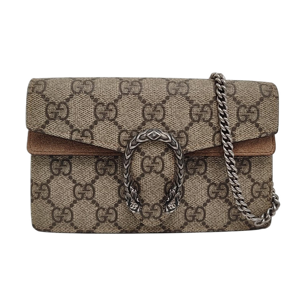 Authenticated pre-owned  Dionysus Super Mini Monogram Coated Canvas Beige - Shoulder Bag at Looply
