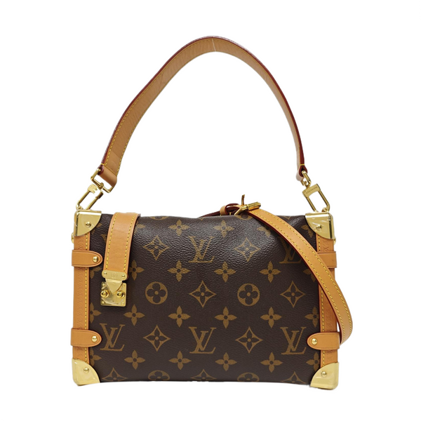 SIDE TRUNK MM Monogram Coated Canvas Brown