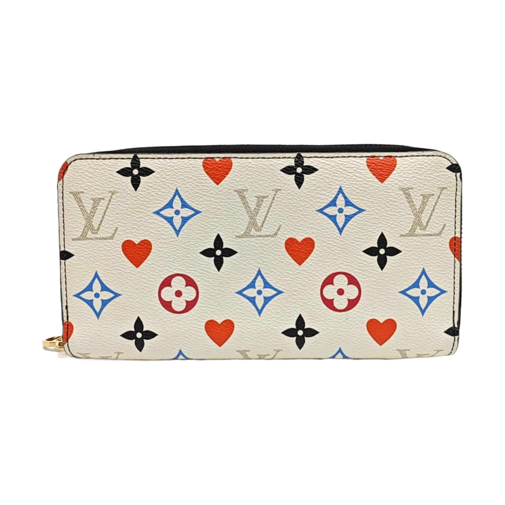 Monogram Coated Canvas Wallet White