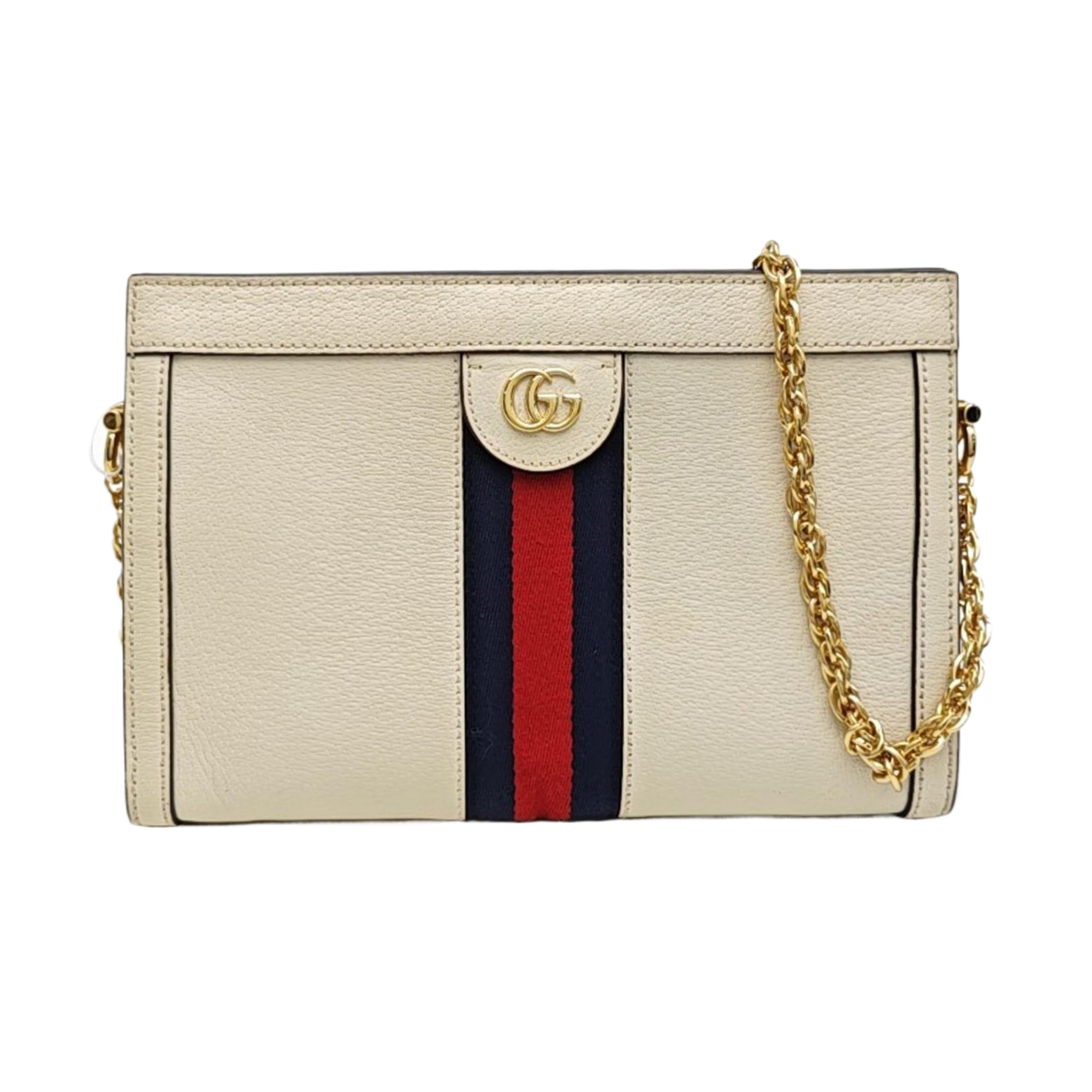 Ophidia Small Calfskin White