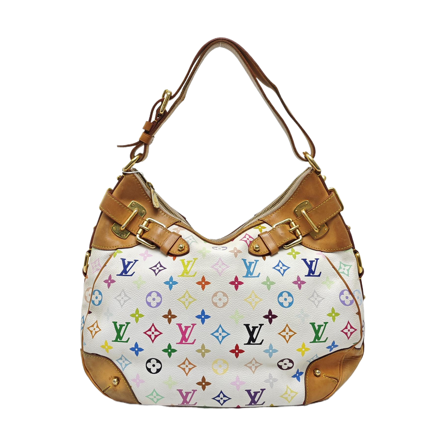 LV × TM GRETA Monogram Coated Canvas White