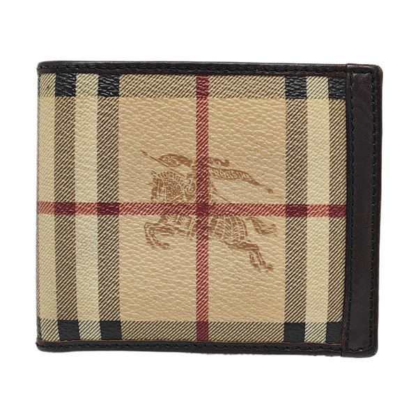 Coated Canvas Wallet Beige