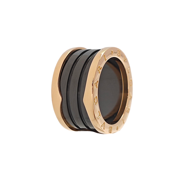 B.ZERO1 18k Rose Gold Ring EU 53