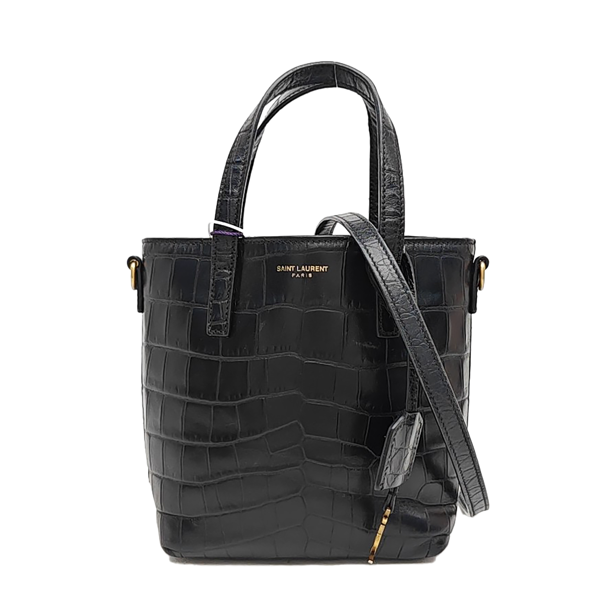 Calfskin Shoulder Bag Black