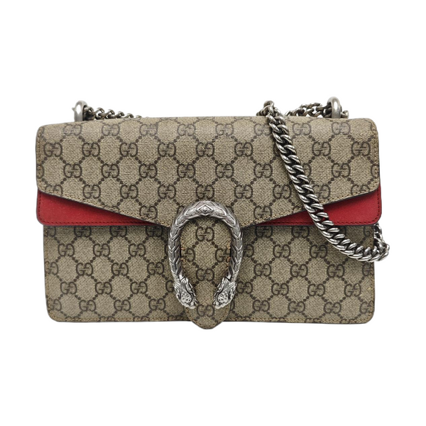 Dionysus Small Monogram Coated Canvas Black