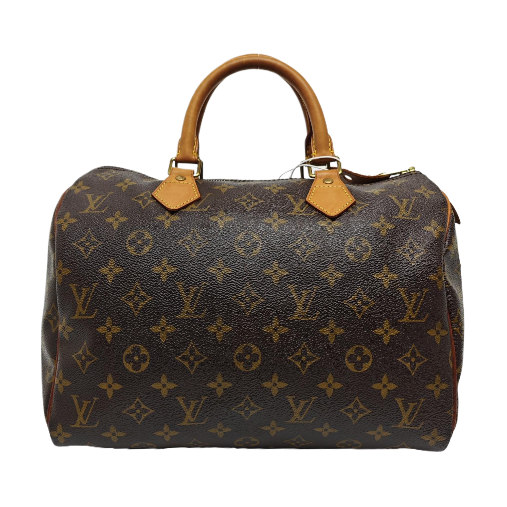 SPEEDY 30 Monogram Coated Canvas Brown