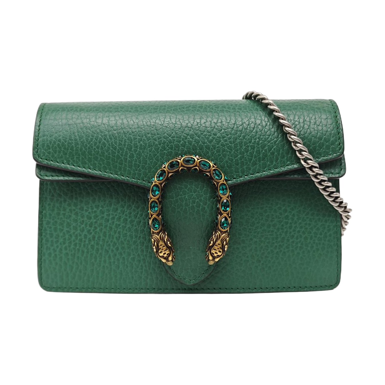 Dionysus Super Mini Calfskin Green