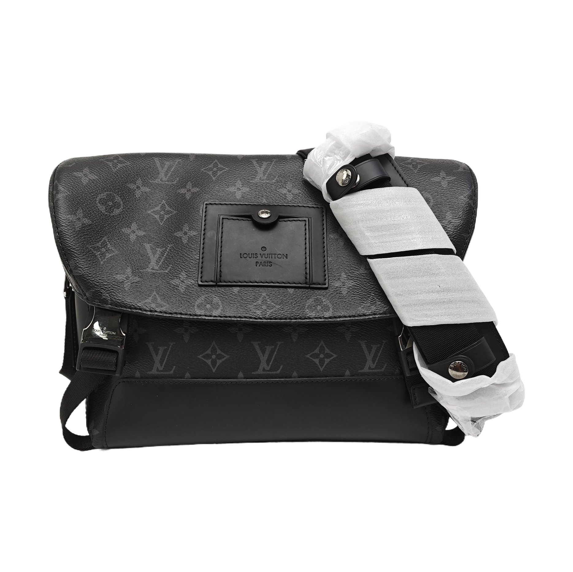 VOYAGER PM Monogram Coated Canvas Black