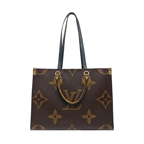 ONTHEGO MM Monogram Coated Canvas Brown