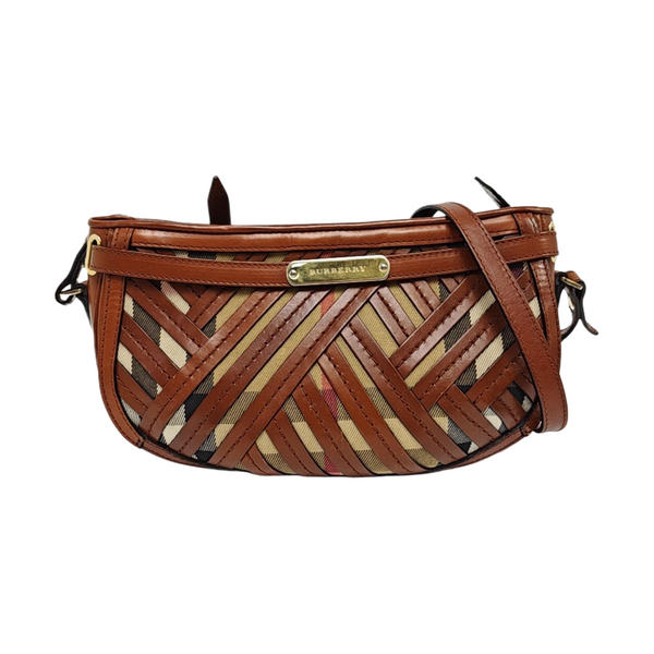 Canvas Shoulder Bag Brown