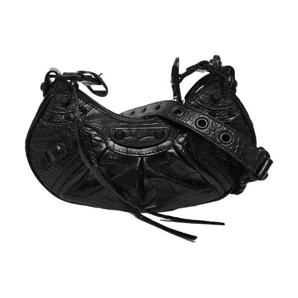 Le Cagole Small Calfskin Black