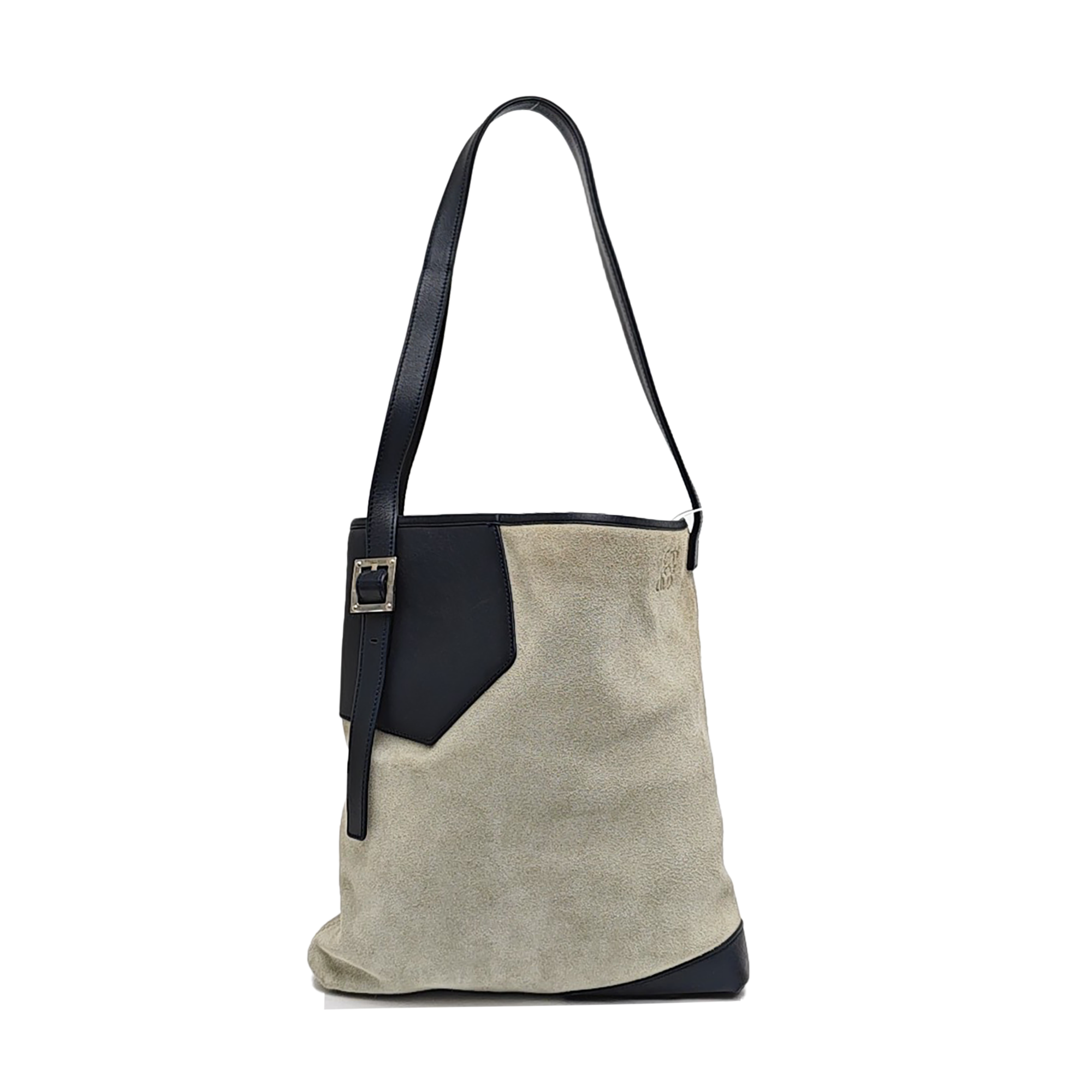 Suede Shoulder Bag Gray