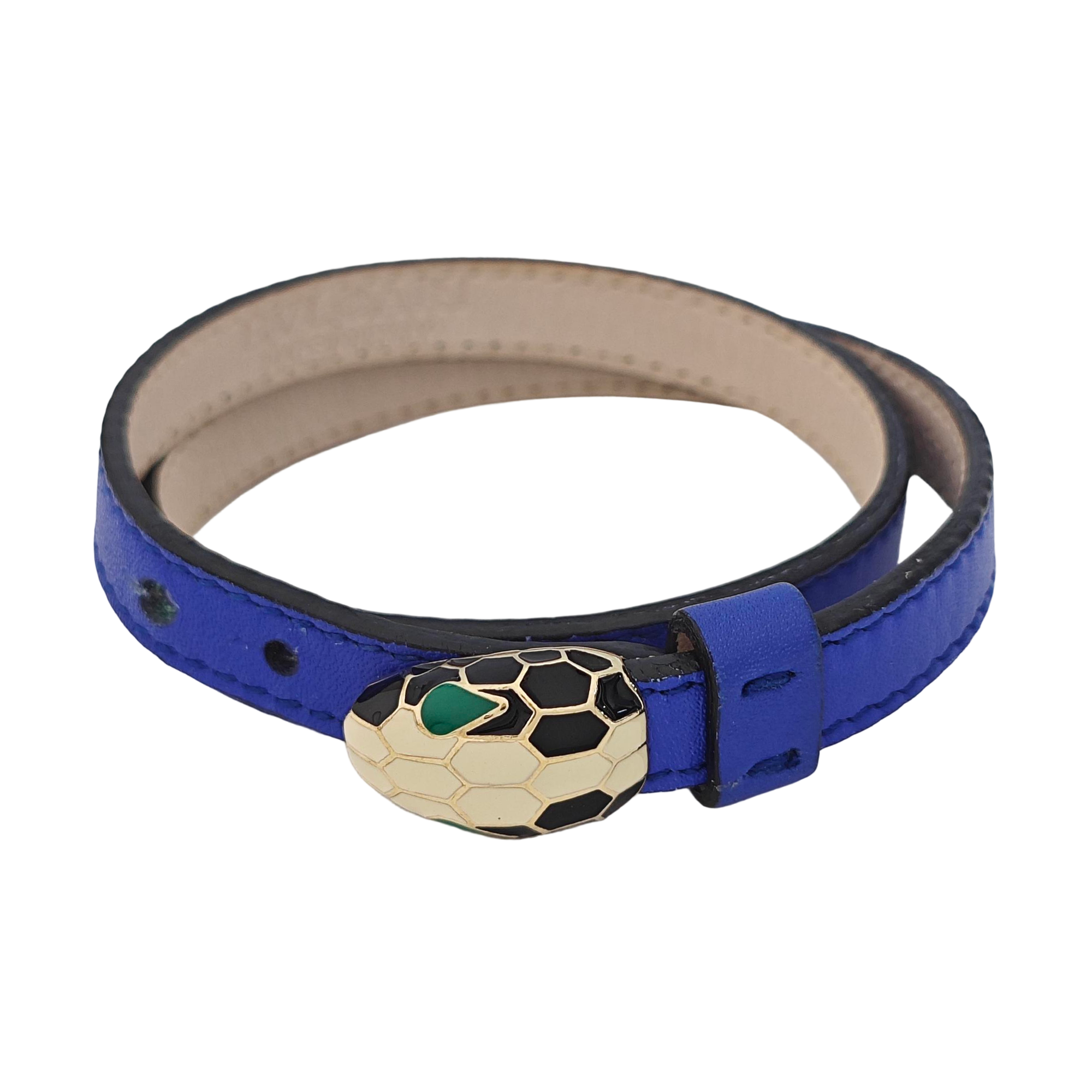 SERPENTI Metal Blue Bracelet