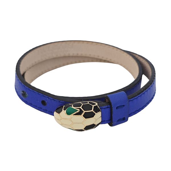 SERPENTI Metal Blue Bracelet