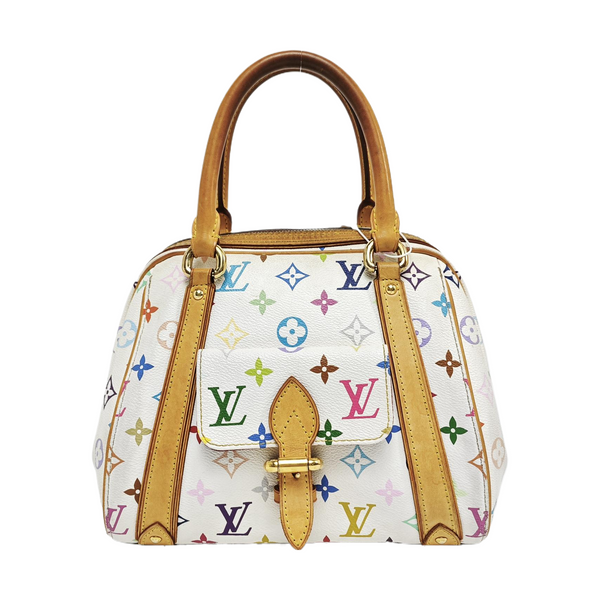 LV × TM PRISCILLA Monogram Coated Canvas White