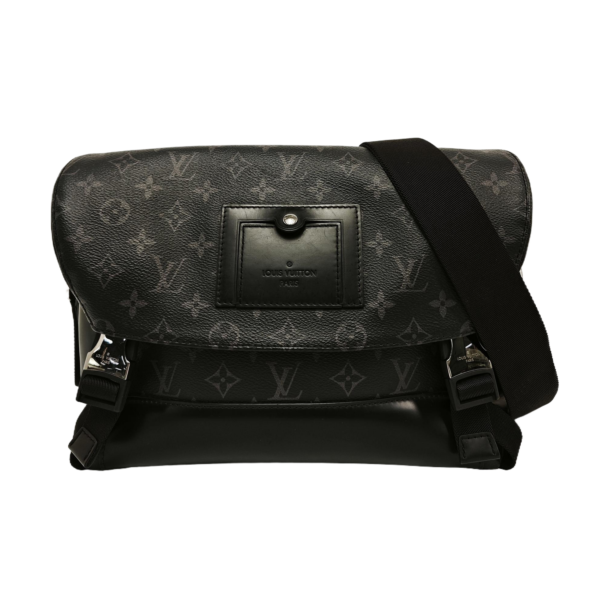 VOYAGER PM Monogram Coated Canvas Black