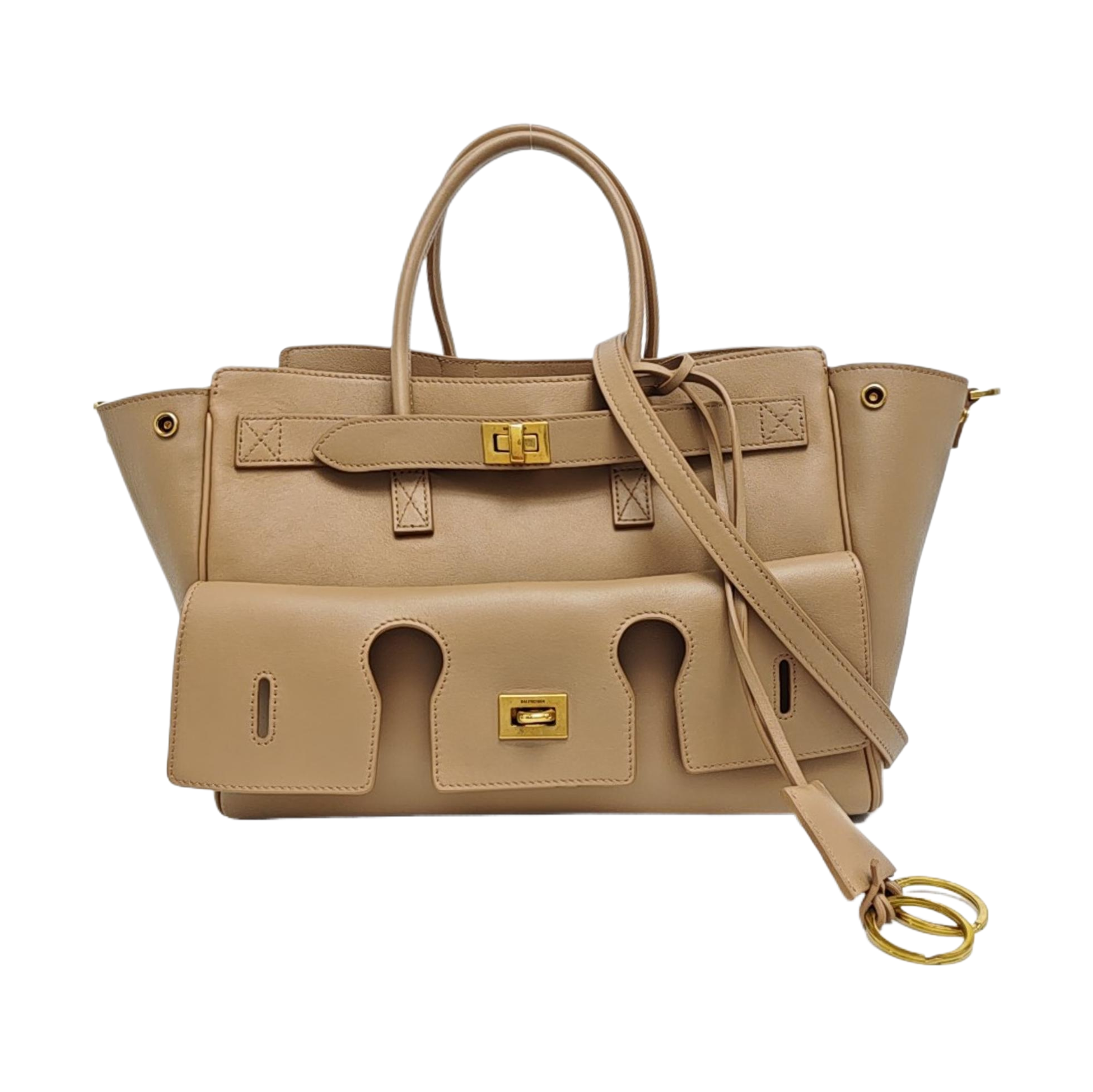 BEL AIR Small Calfskin Beige