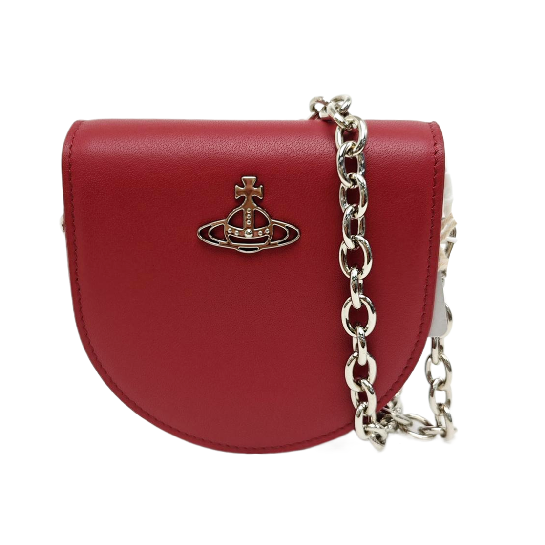 Calfskin Shoulder Bag Red