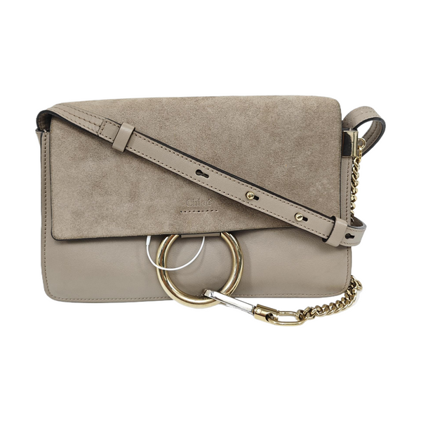 Faye Small Calfskin Gray