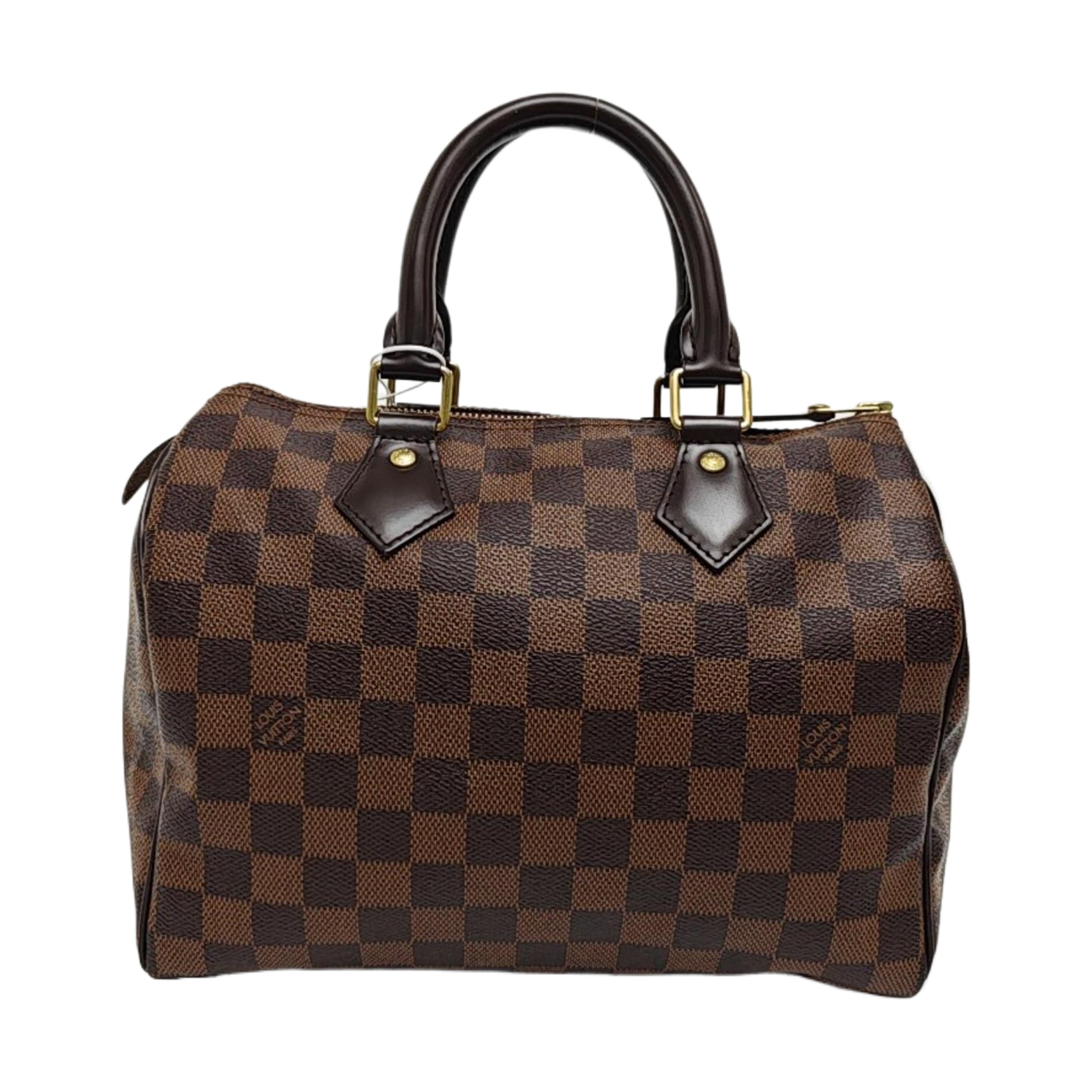 SPEEDY 25 Damier Ebene Coated Canvas Brown