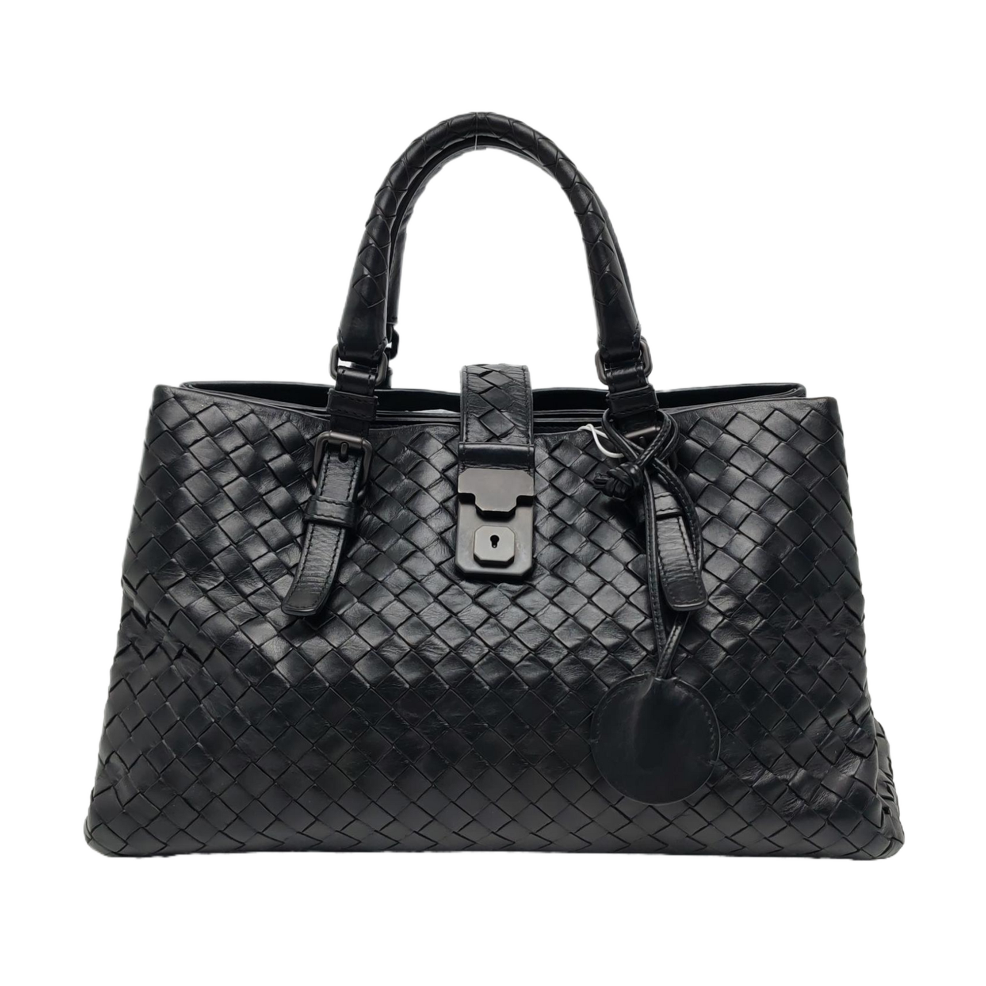 Authenticated pre-owned  Roma Lambskin Black - Tote Bag at Looply