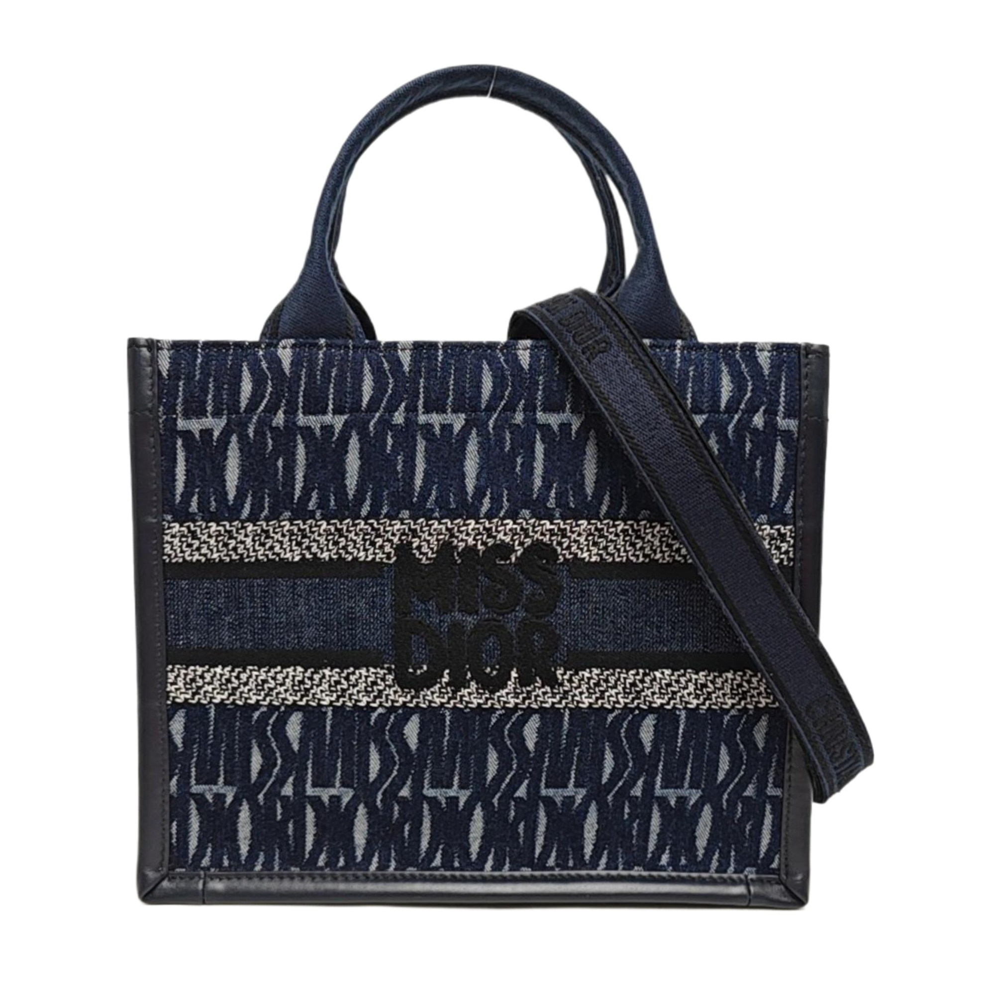 Book Tote Small Canvas Blue
