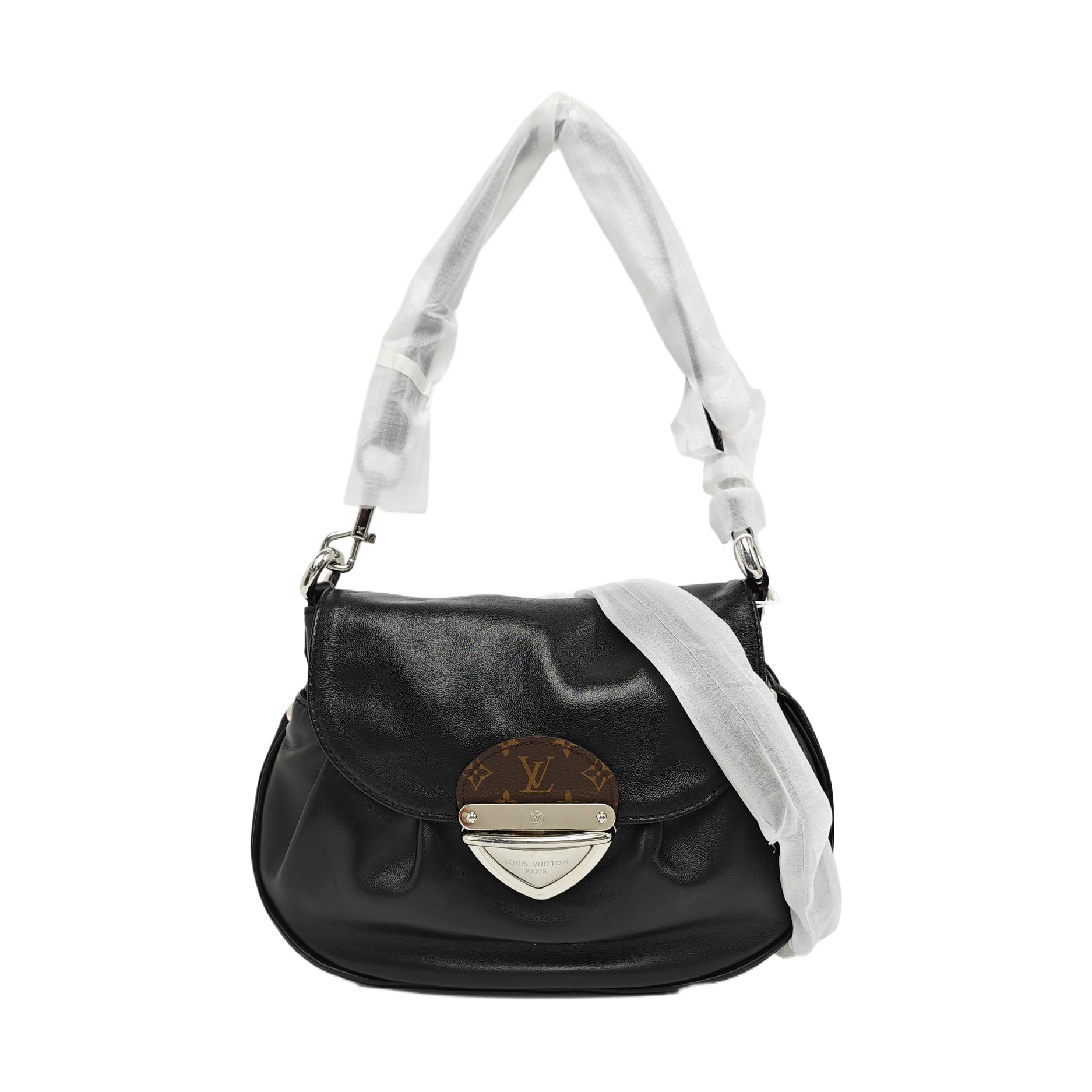 SUNSET Monogram Lambskin Black