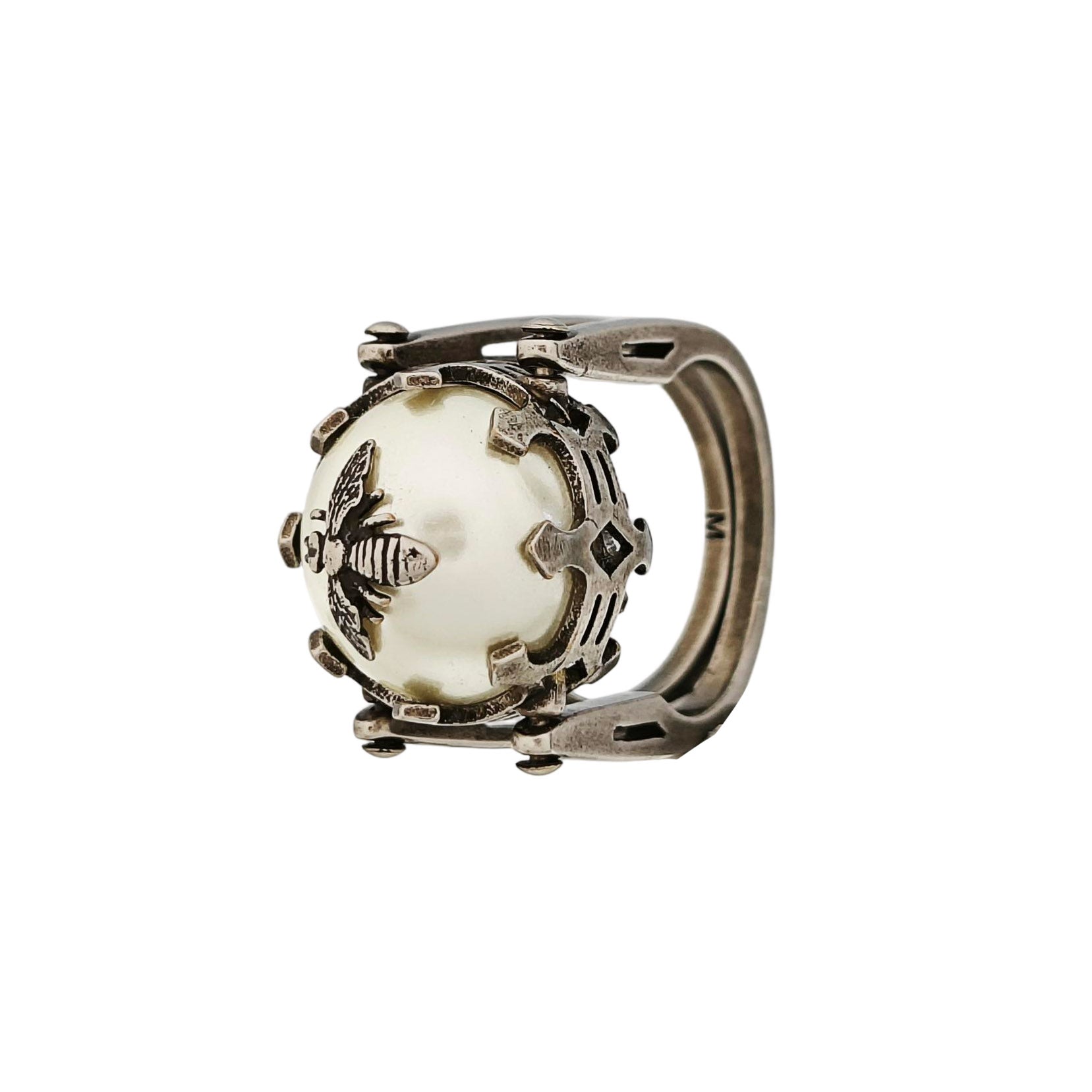 Metal Gray Ring EU 51