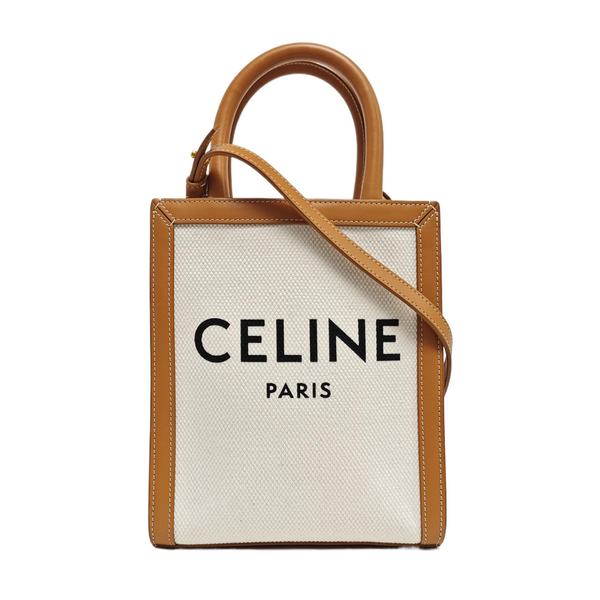 CABAS CELINE Mini Canvas White