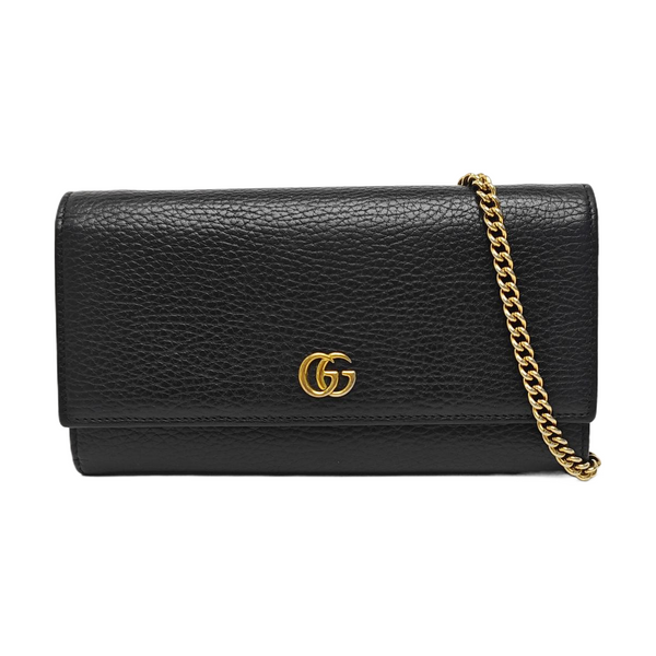 GG Marmont Super Mini Calfskin Black