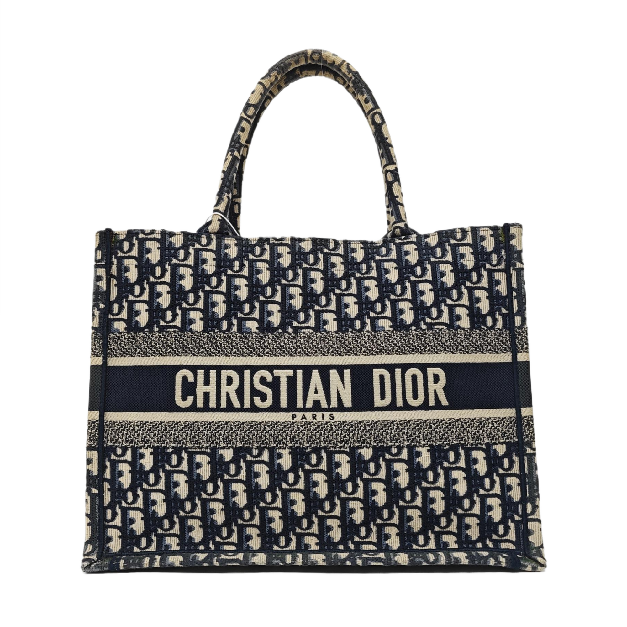 Book Tote Medium Canvas Blue