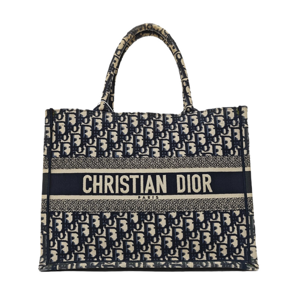 Book Tote Medium Canvas Blue