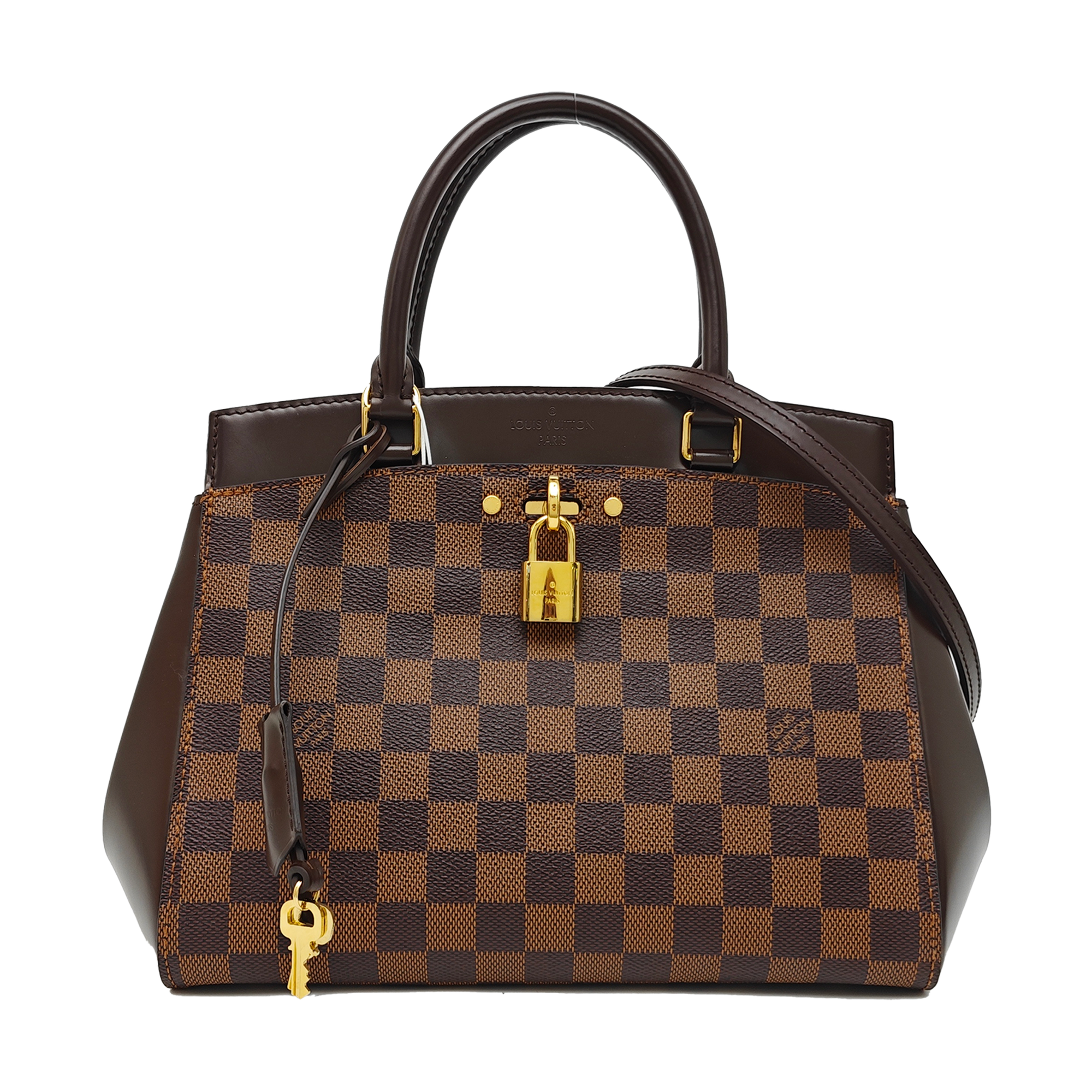 RIVOLI Damier Ebene Coated Canvas Brown