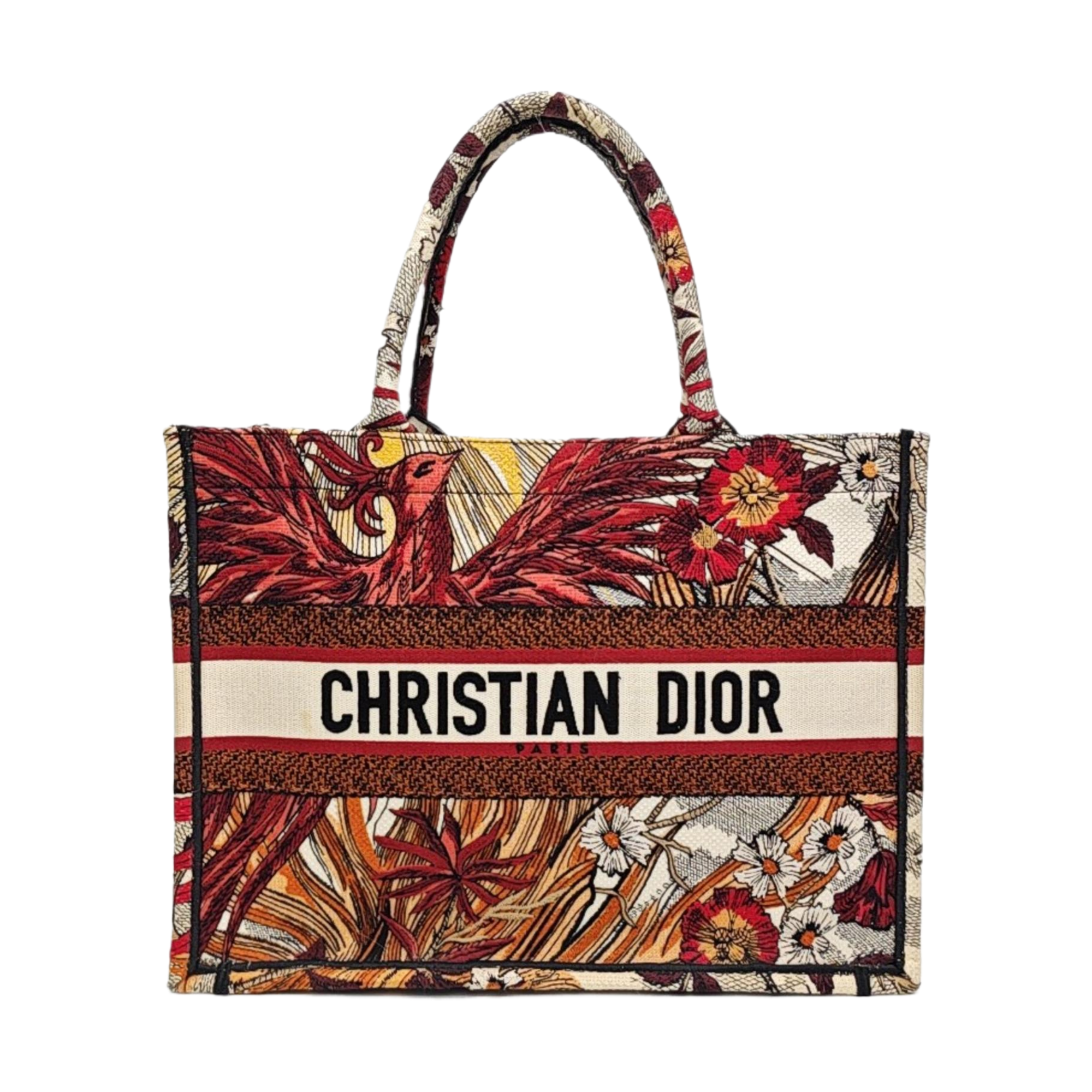 Book Tote Medium Canvas Multicolor