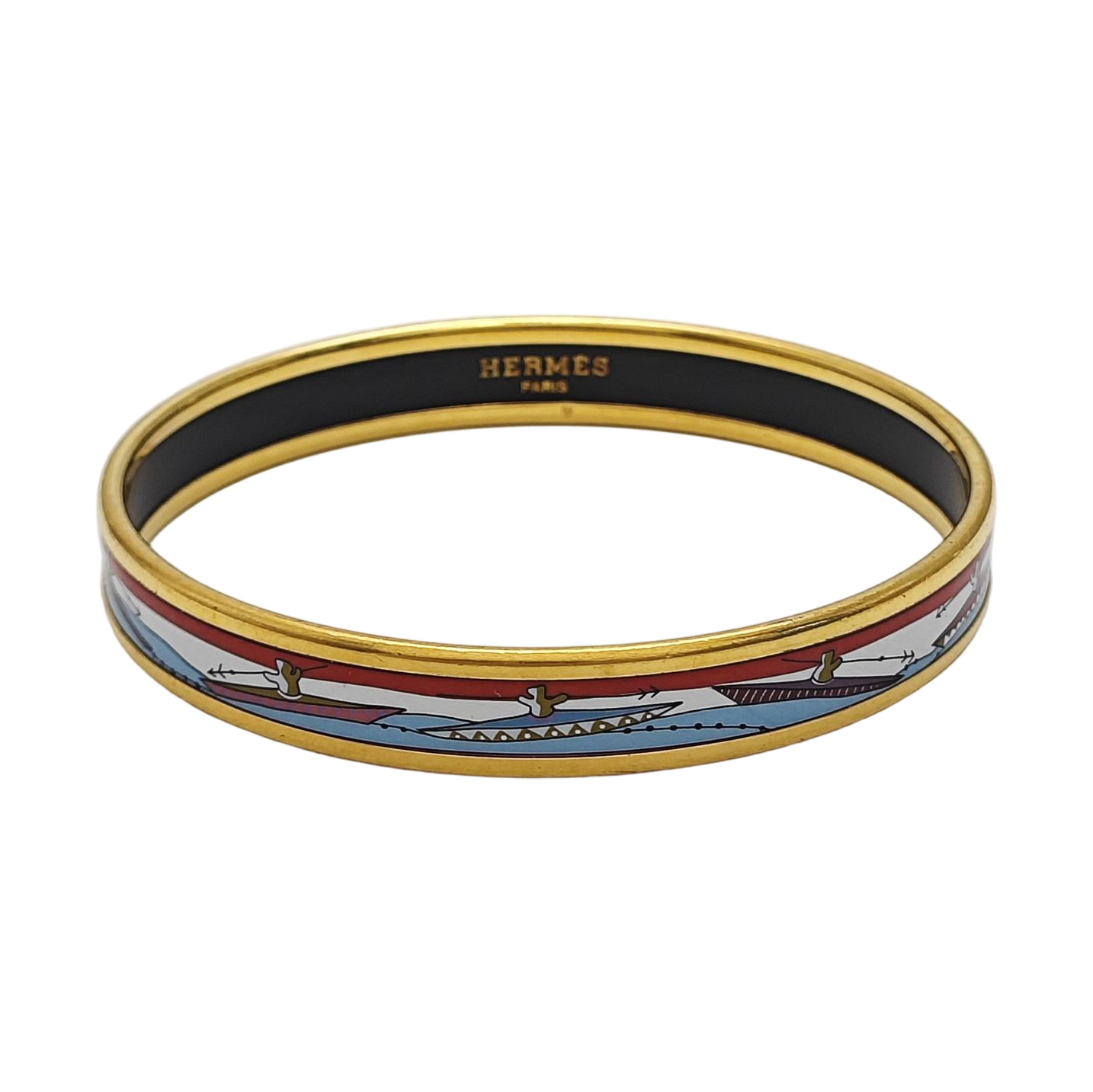 Email Metal Gold Bangle