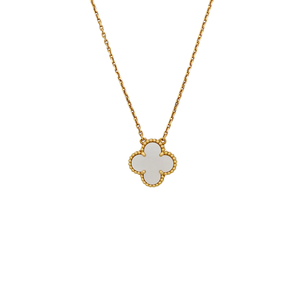 Vintage Alhambra 18k Gold Necklace