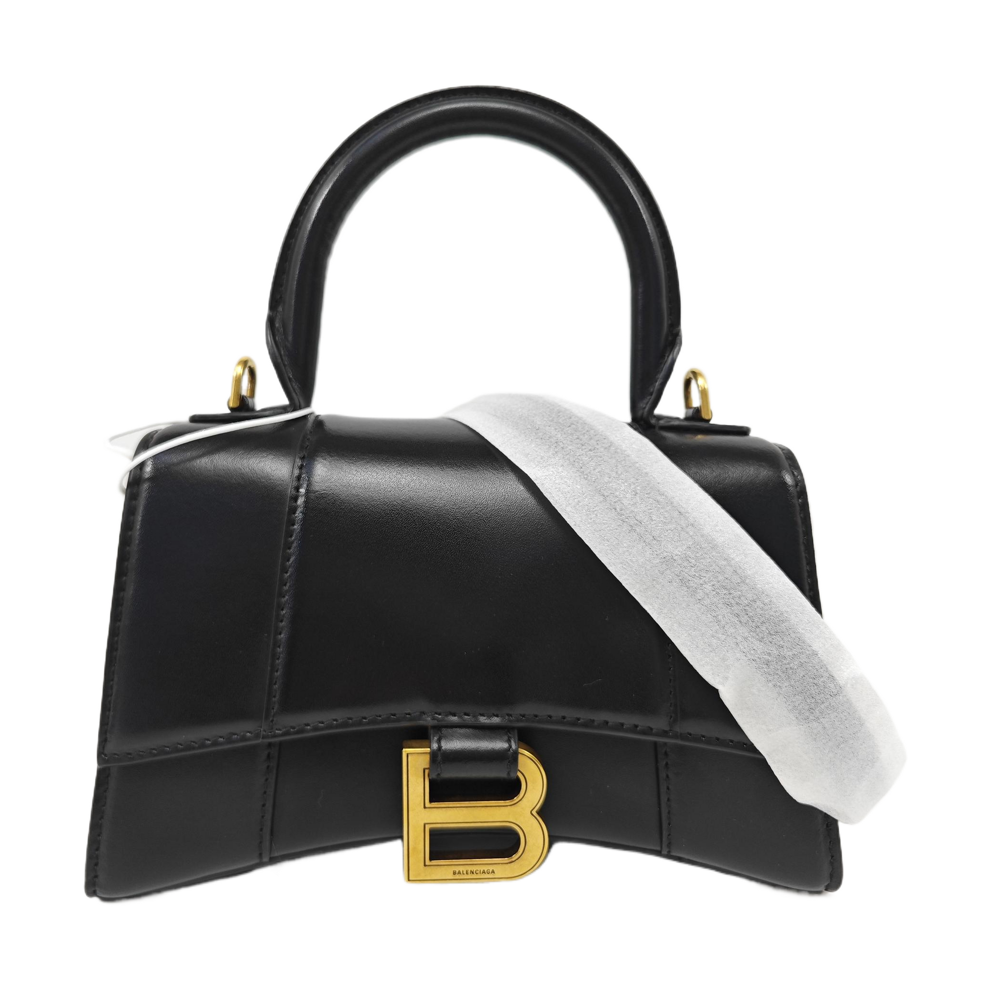 Hourglass XS Calfskin Black