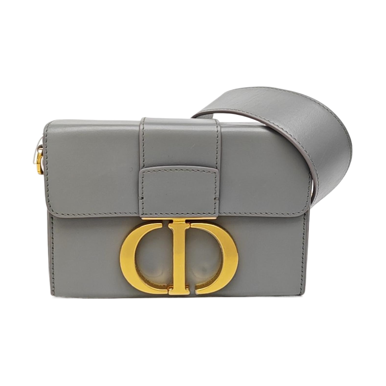 30 Montaigne Mini Calfskin Gray