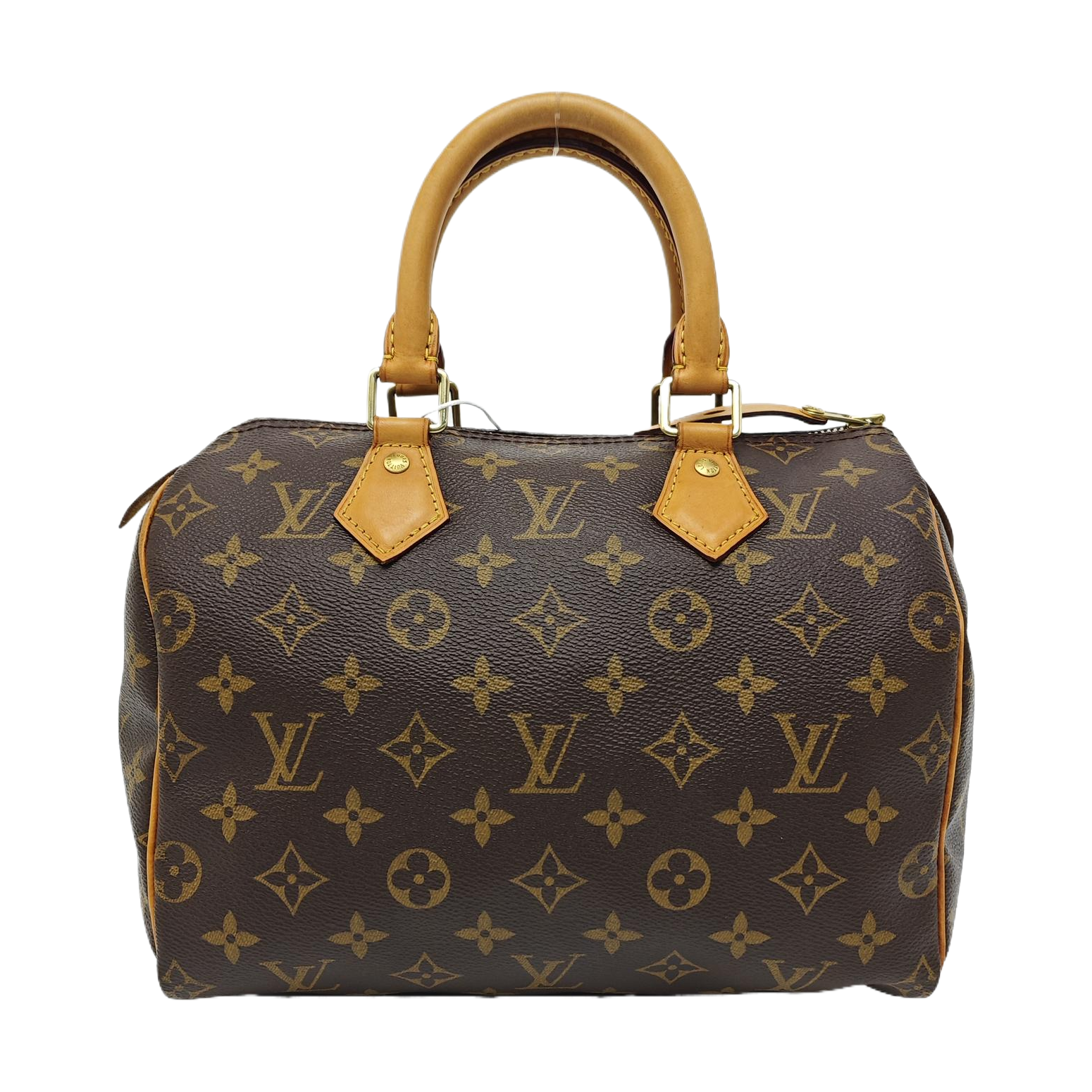 SPEEDY 25 Monogram Coated Canvas Brown