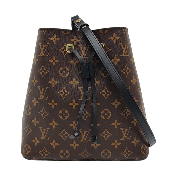 NÉONOÉ MM Monogram Coated Canvas Brown